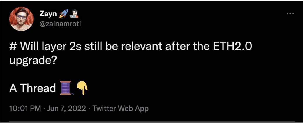 Layer 2s after ETH2?